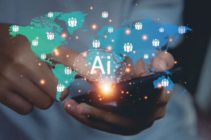 Businessman,Use,Artificial,Intelligence,To,Human,Resource,Management.,Human,Resources